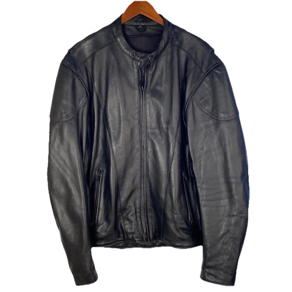 mens leather‎ Protective motorcycle jacket XL Unbranded